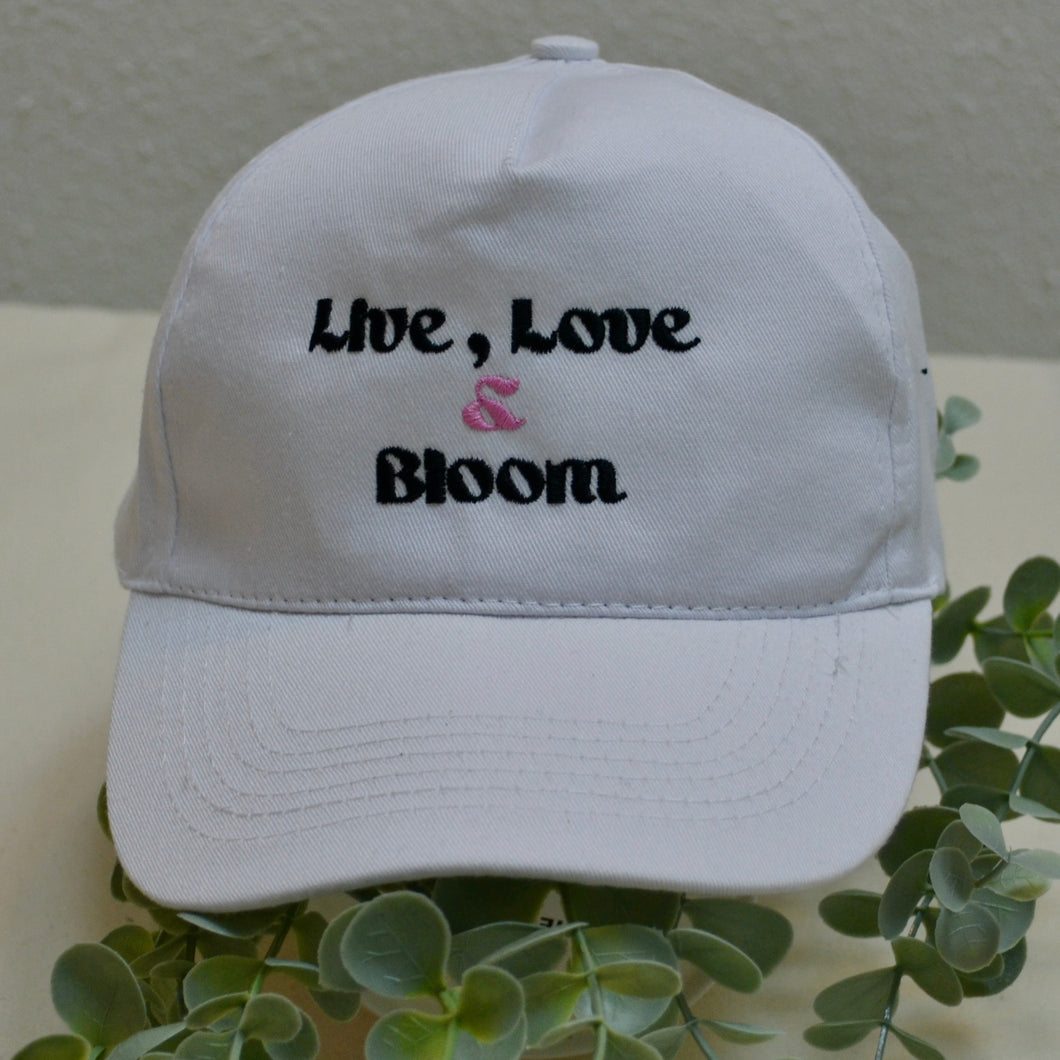 Casquettes Live Love And Bloom